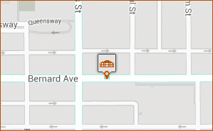 Hemp City map thumbnail, 550 Bernard Ave Kelowna BC V1Y 6P